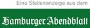 Stellenanzeigen aus Hamburger Abendblatt / Bergedorfer Zeitung / Hamburger Wochenblatt / Niendorfer Wochenblatt